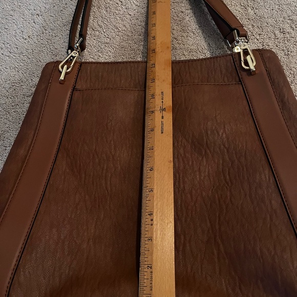 Calvin Klein NWOT Brown 3 Compartment With Outside pocket - Picture 5 of 12